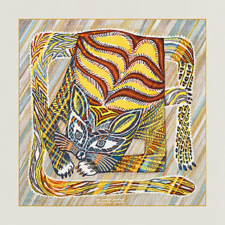 HERMES カレ 90 Les Chats スカーフ 額装 エルメス90センチ角 スカーフの額装は、全てスカーフに合わせた